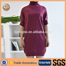Wholesale elegant kintted cashmere dress for sale
